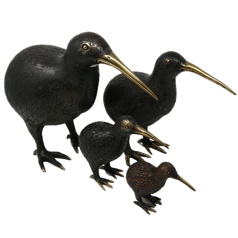 BRONZE KIWI LARGE - DECOR OBJECTS